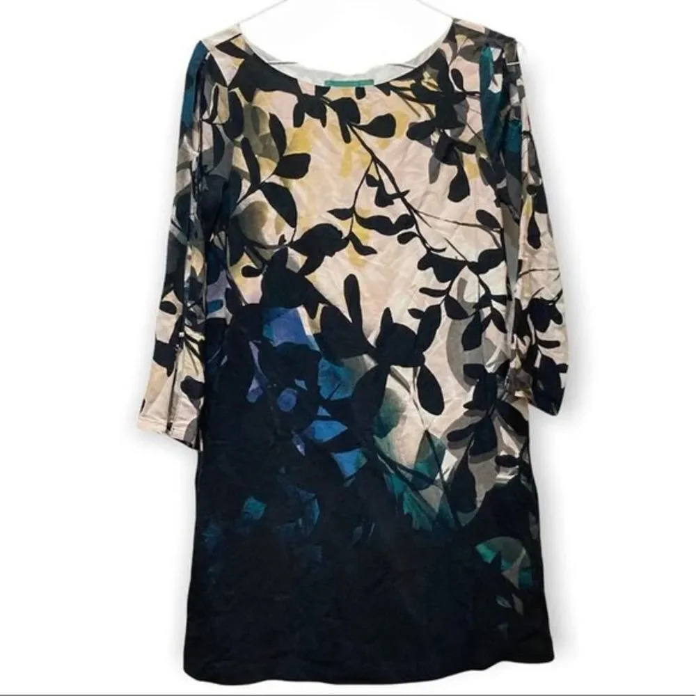 ANTHROPOLOGIE Maeve Shaded Garden Shift Dress Mini XS